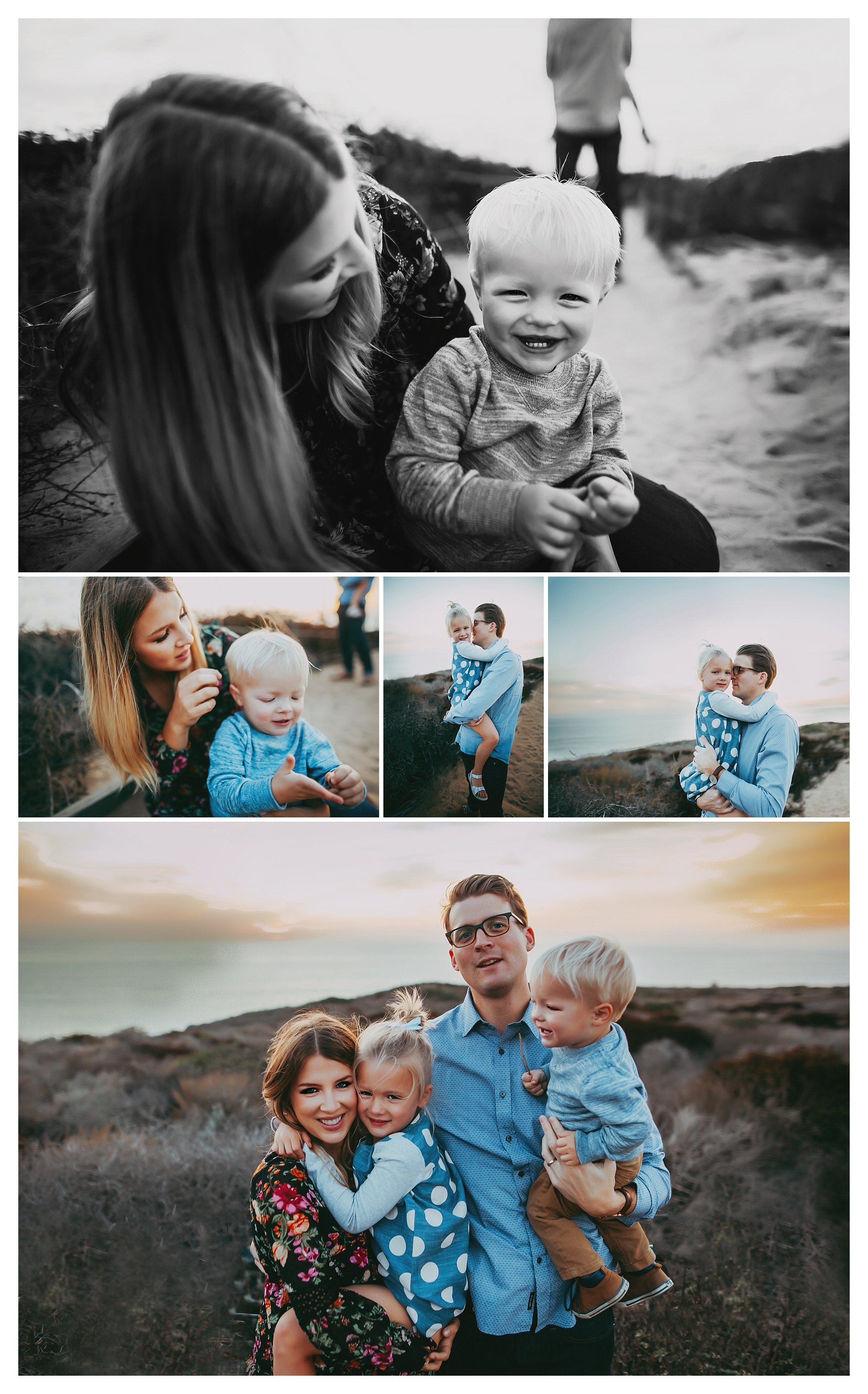 Beach family photographer Orange County, CA